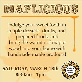 Poster for Maplicious at the Market