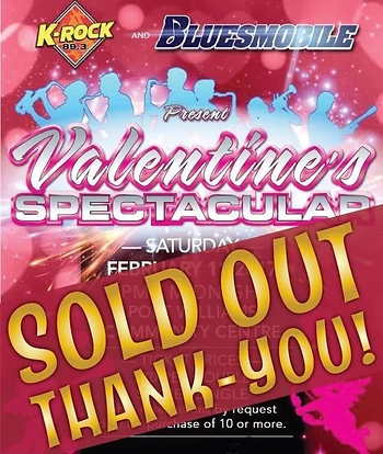 Poster for Bluesmobile Valentine's Spectacular! *SOLD OUT*