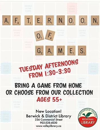 Poster for Afternoon of Games