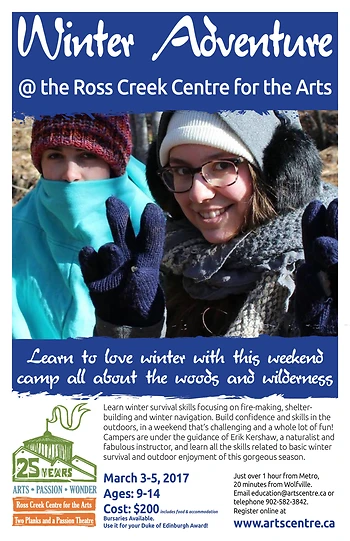 Poster for Winter Adventure Camp