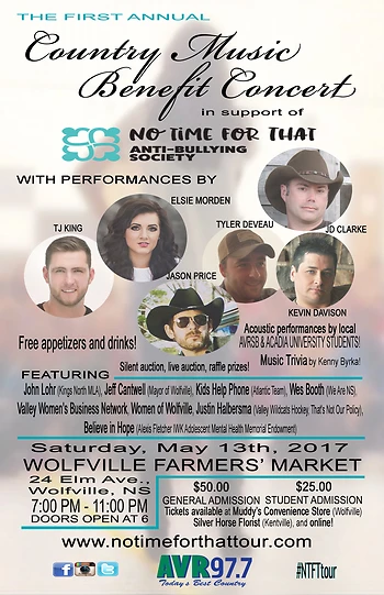 Poster for Country Music Benefit Concert