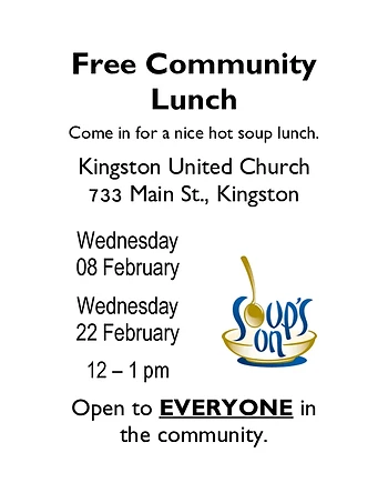 Poster for Community Lunch