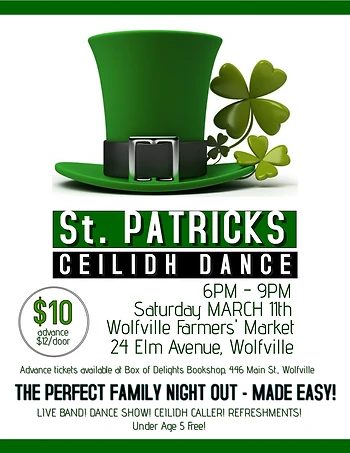 Poster for St. Patrick's Ceilidh Dance
