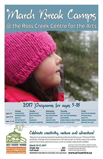 Poster for March Break Camps
