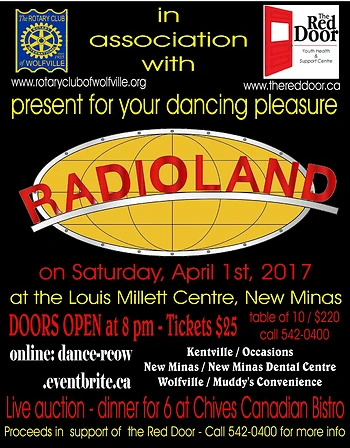 Poster for Radioland Dance for The Red Door