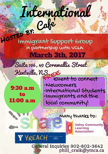 Poster for International Cafe