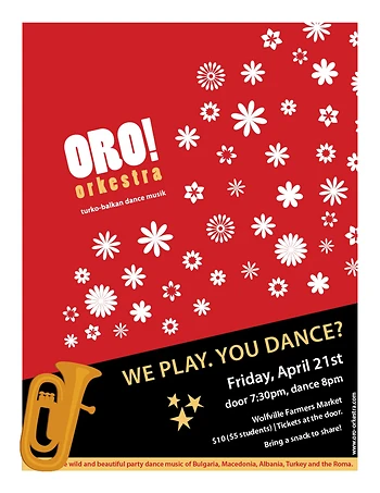 Poster for ORO! Dance Party