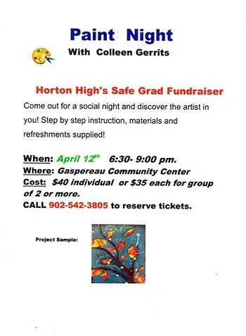 Poster for Paint Night