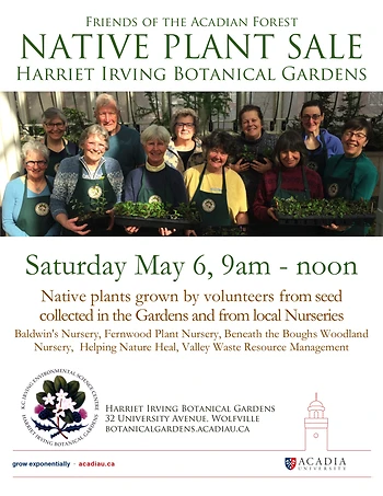 Poster for Native Plant Sale