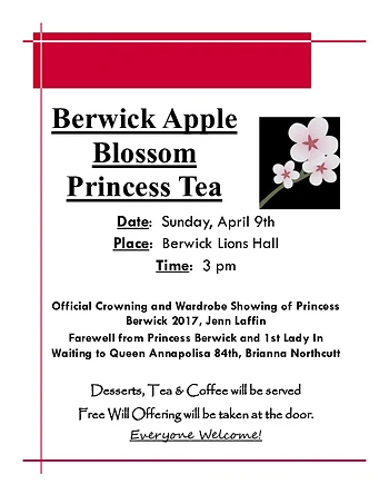 Poster for Apple Blossom Princess Tea