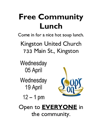 Poster for Community Lunch