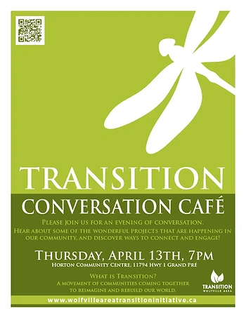 Poster for Transition Conversation Cafe