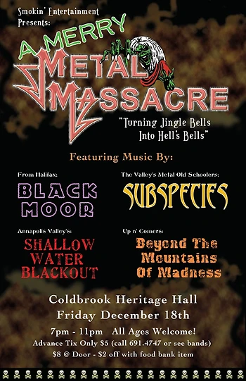 Poster for A Merry Metal Massacre