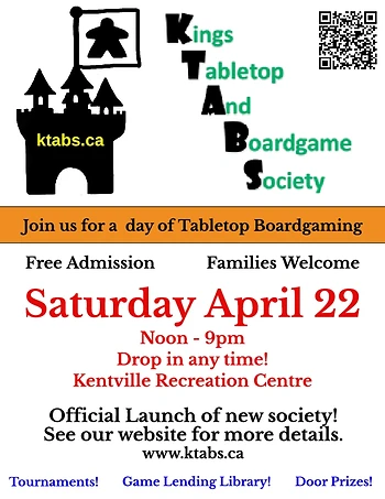 Poster for Tabletop Games Day