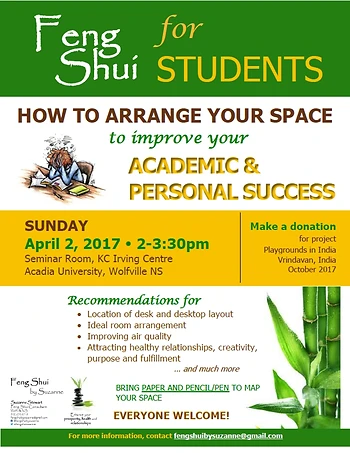 Poster for Feng Shui for Students