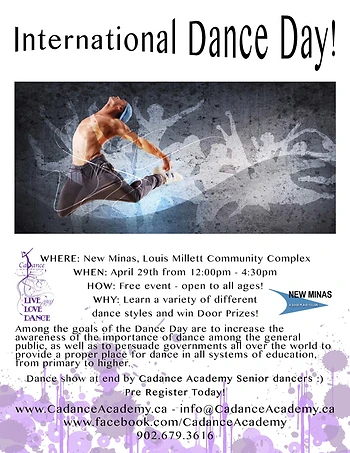 Poster for Dance Day