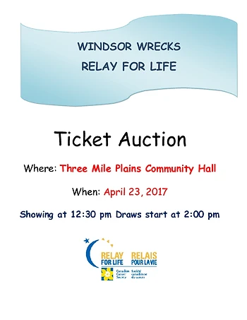 Poster for Ticket Auction