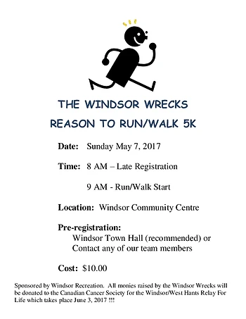 Poster for Reason to Run/Walk 5k