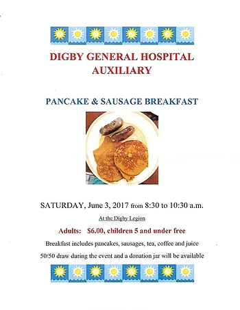 Poster for Pancake & Sausage Breakfast