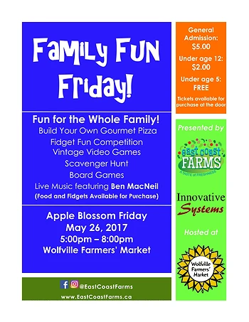 Poster for Family Fun Friday!
