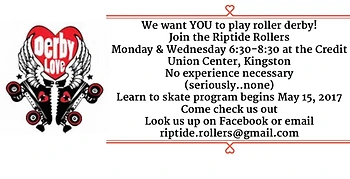 Poster for Roller Derby Open House