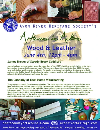 Poster for Artisans in Action: Wood & Leather