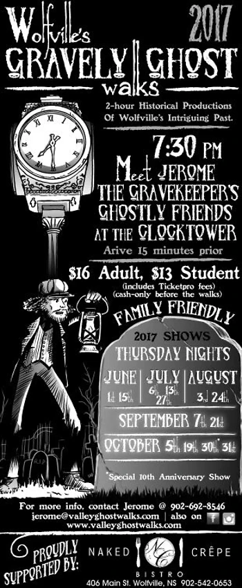 Poster for Gravely Ghost Walk
