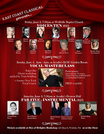 Poster for Vocal Masterclass