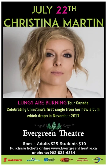Poster for Christina Martin