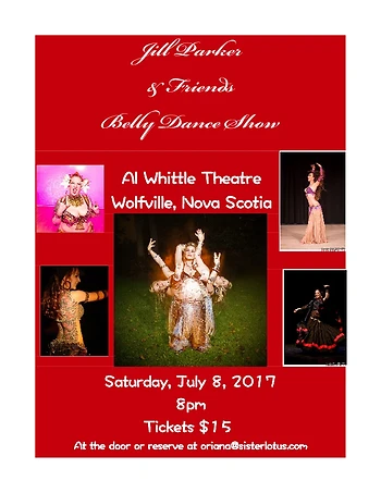 Poster for Jill Parker Belly Dance Show