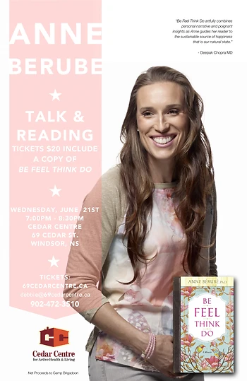 Poster for Book Reading with Anne Bérubé