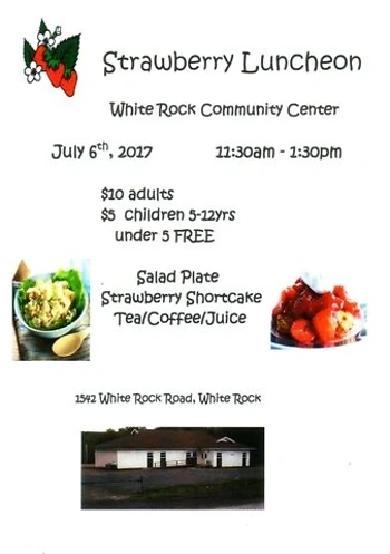Poster for Strawberry Luncheon