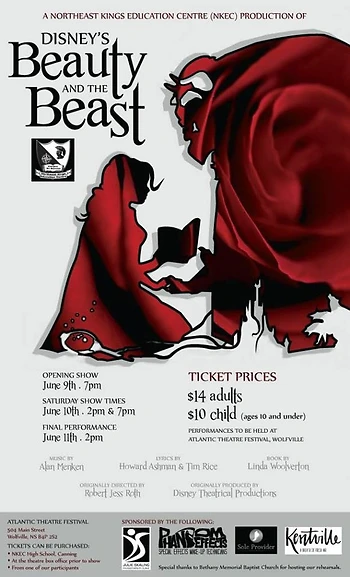 Poster for Beauty and the Beast Musical