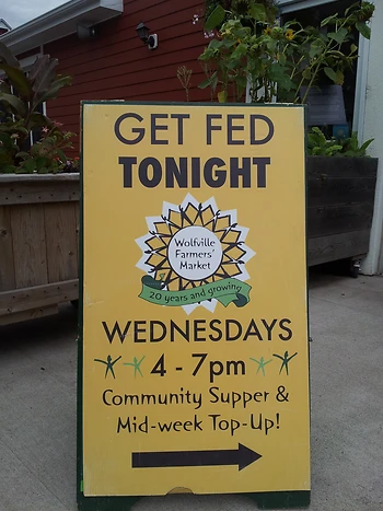 Poster for Community Supper
