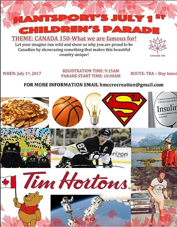 Poster for Canada Day Children's Parade
