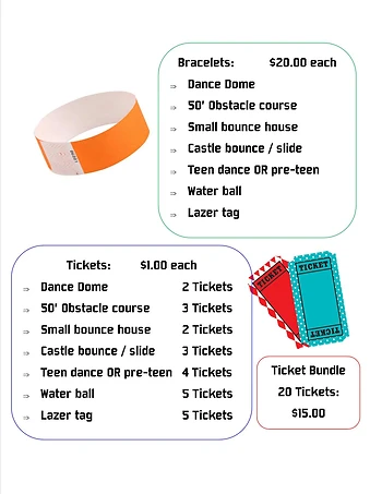 Poster for Canada Day Bouncy Equipment
