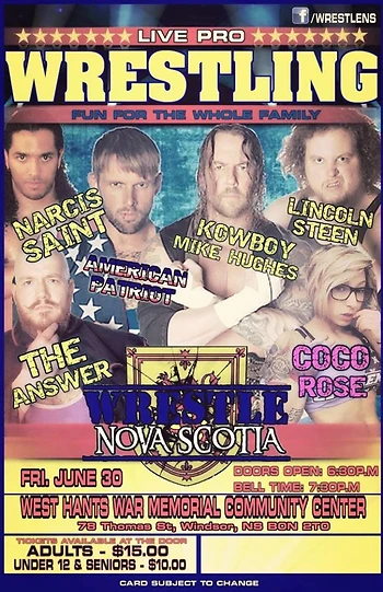 Poster for Wrestle: Nova Scotia