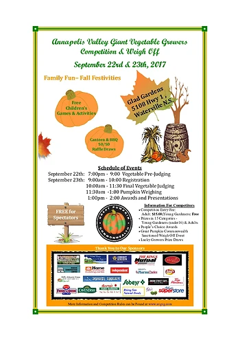 Poster for Giant Vegetable Growers Weigh Off