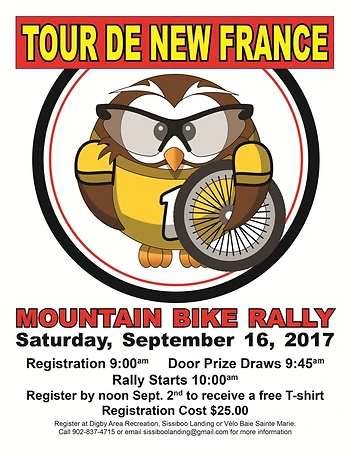 Poster for Tour de New France Mountain Bike Rally