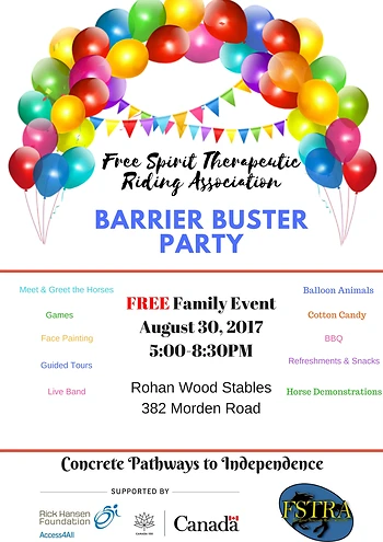 Poster for Barrier Buster Party