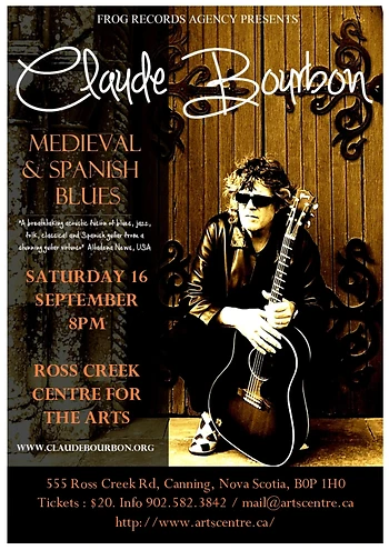 Poster for Claude Bourbon Blues