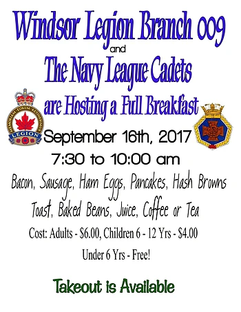 Poster for Community Breakfast