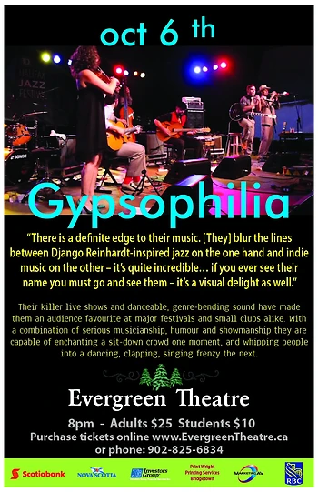 Poster for Gypsophilia Farewell tour