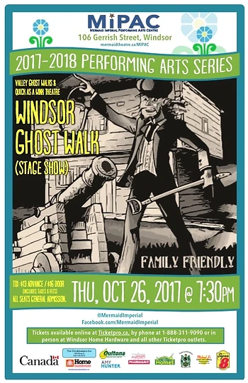 Poster for Ghost Walk Stage Show