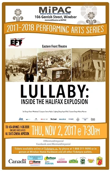 Poster for Lullaby: Inside the Halifax Explosion