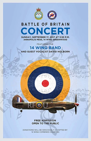 Poster for Battle of Britain Concert