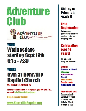 Poster for Adventure Club