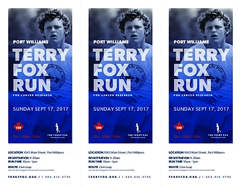 Poster for Terry Fox Run
