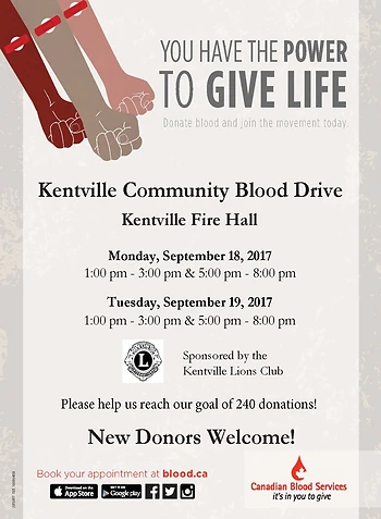 Poster for Blood Drive