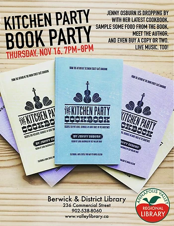 Poster for Kitchen Party Book Party